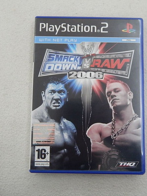 Play Station 2 Smack Down Raw 2006 σαν καινούργιο, αυθεντικό με κουτί και οδηγίες