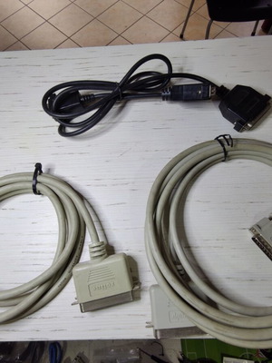 Serial and parallel cables used, pack of 3 pieces