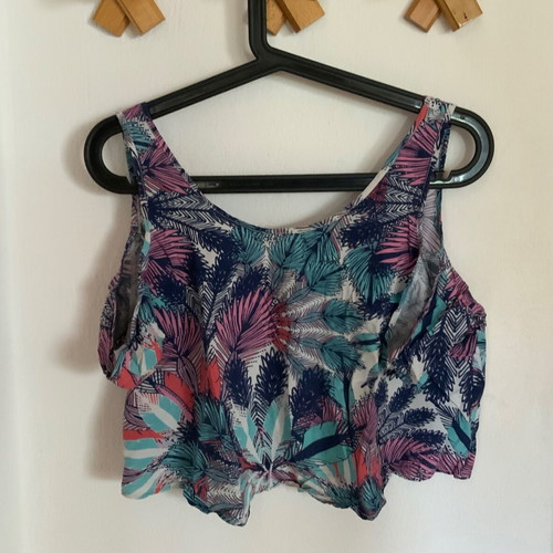 Crop top Minkpink like new, size Small, multi colour