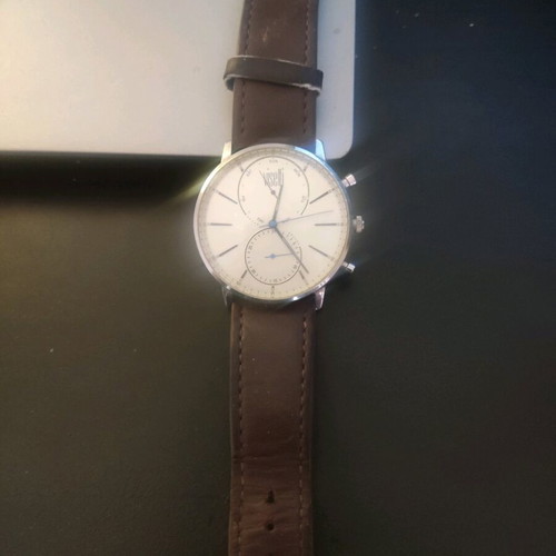 Visetti wristwatch used, beige, needs battery change