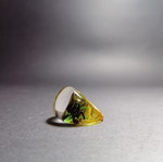 Ring size 51.5 like new, multicolored