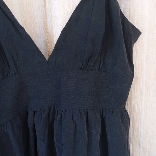 DKNY silk dress like new, black, size M