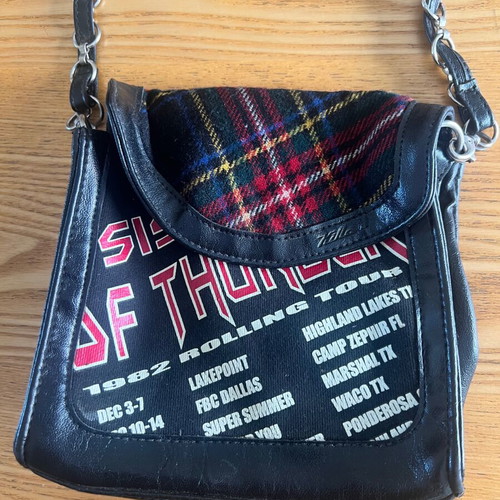 Killah "Sister of Thunder" vintage shoulder bag with chain, 90s Y2K grunge