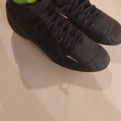 Nike Mercurial Superfly 9 Club football shoes used, black, size 40.5