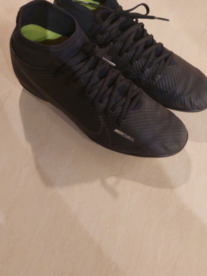 Nike Mercurial Superfly 9 Club football shoes used, black, size 40.5