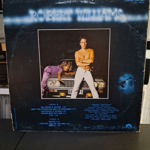 Robert Williams Robert Williams vinyl record used, pop rock disco