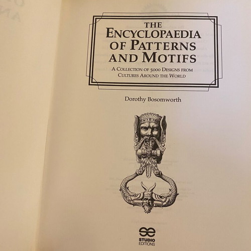 The Encyclopedia of Patterns and Motifs used book in English