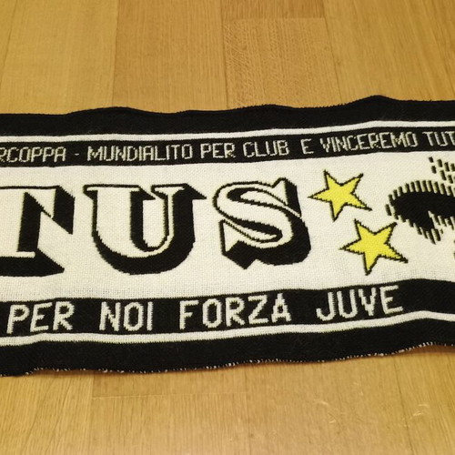 Juventus scarf 80s new, single-sided