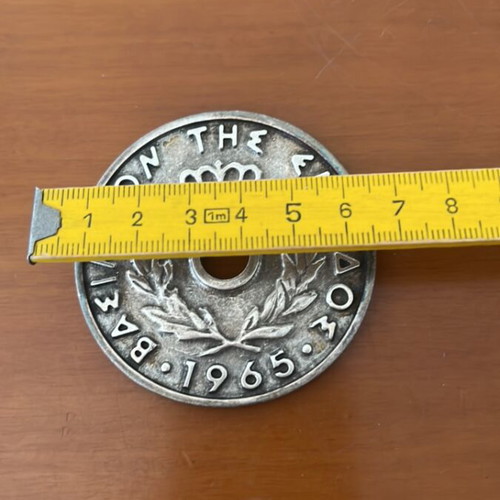 10 Lepta Coin 1965 like new, decorative