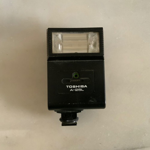 Toshiba A-25L vintage camera flash used