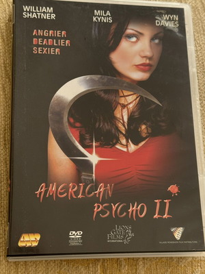 American Psycho II DVD σαν καινούργιο με ελληνικούς υπότιτλους