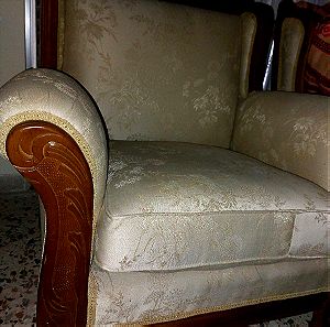ΕΥΚΑΙΡΙΑ! Vintage σαλόνι & σύνθεση (αχρησιμοποίητο) Καναπές-4 Πολυθρονες-Σύνθετο