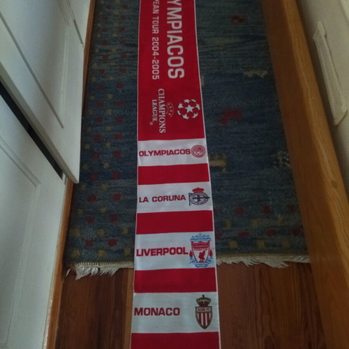 Collectible Olympiacos Scarf CL Group 04-05 Authentic New