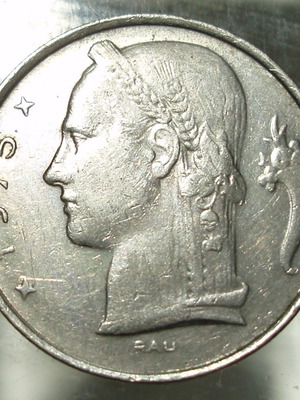 Νόμισμα 5 Francs 1975 μεταχειρισμένο, Βέλγιο
