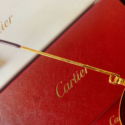 Cartier Santos two tone aviator sunglasses like new