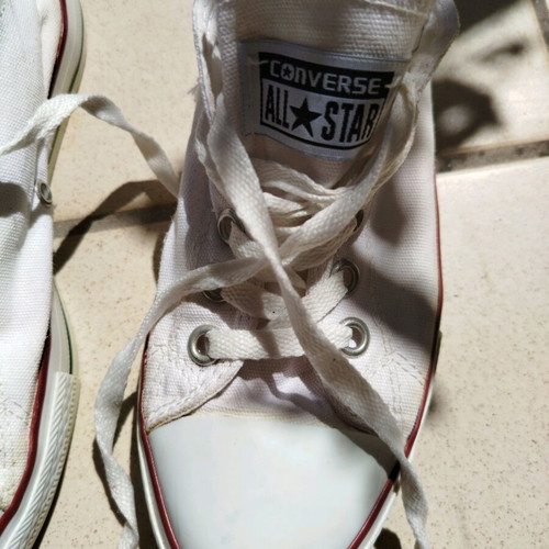 Converse Allstar women's white shoes used