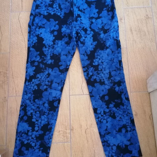Banana Republic pants new, size UK12 US10 L, blue and black