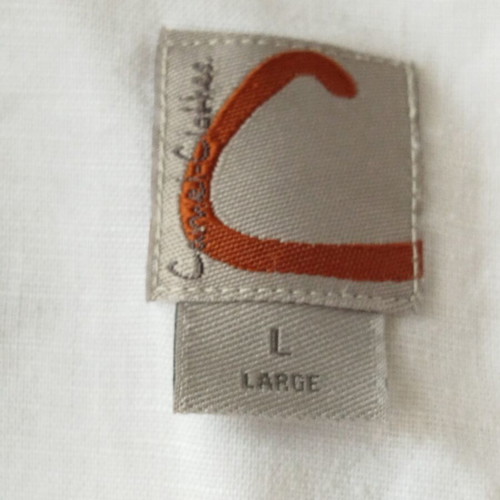 Camel men's linen shirt size L used, white