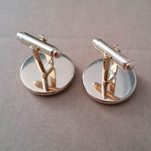 Texas vintage cufflinks stainless steel, 2cm diameter, like new