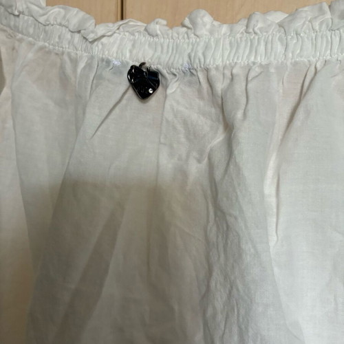 White boho blouse Mat like new, One Size