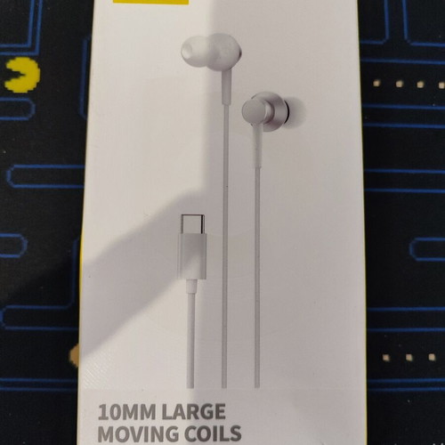 Baseus CZ11 Wired Hands-Free USB-C Earphones White new, sealed