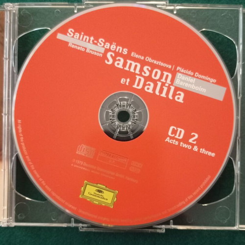 Saint-Saëns Samson et Dalila CD like new, classical music