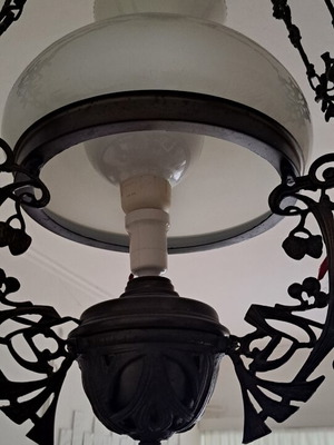 Antique ceiling lights like new, set of two