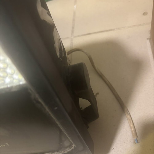 Outdoor floodlights used, pack of 2, fully functional