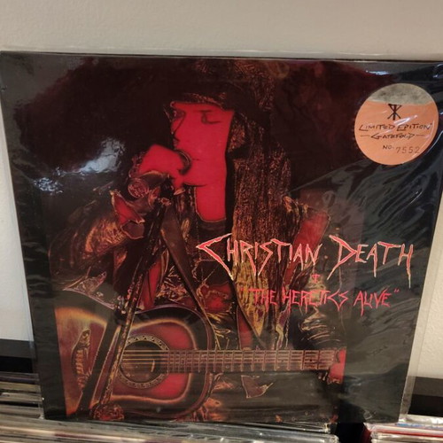 Christian Death The Heretics alive vinyl used
