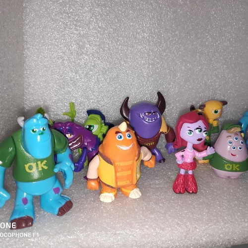 Monsters University Disney Pixar collectible figure set of 11 like new