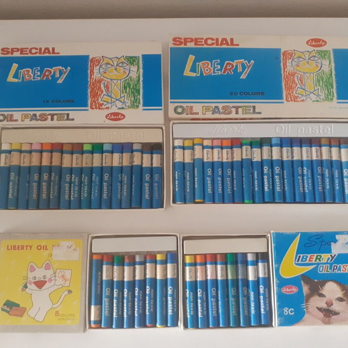 Liberty Oil Pastels from the 80s new