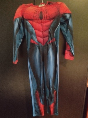 Spiderman muscle costume with mask, H&M