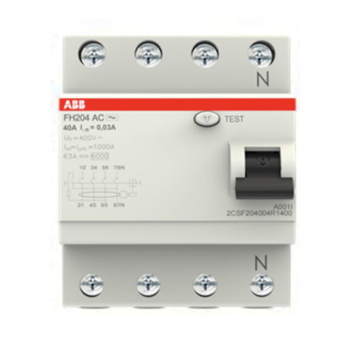 Surge Protector Three-Phase T1+T2 ABB and Two 40A AC Residual Current Relays New