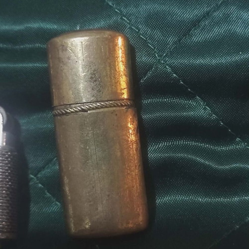 Collectible old lighters used, set of 3 with brass bottle opener