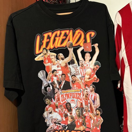 Μπλούζα Olympiakos Legends καινούργια, συλλεκτική