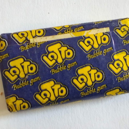 Lotto chewing gum new with sticker