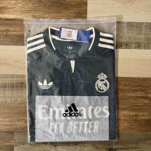 Adidas Real Madrid jersey, green, size M