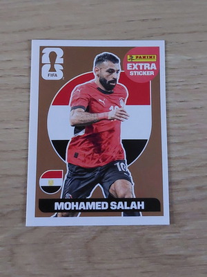 Panini Extra Mohamed Salah Bronze Sticker World Cup 2026 like new