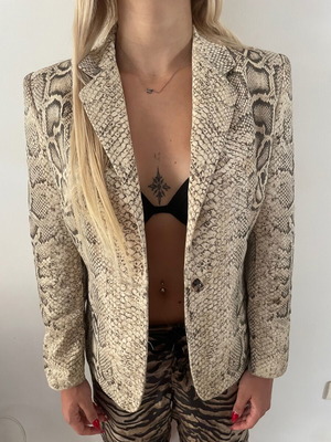 Roberto Cavalli vintage snake print blazer, small