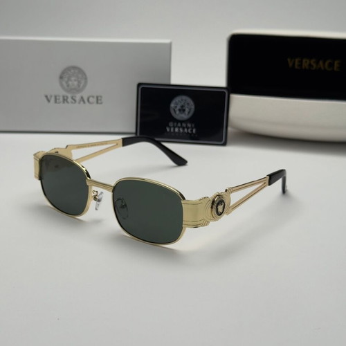Versace Gold Medusa Vintage Edition sunglasses new, green lenses