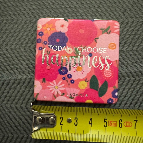 Legami pocket mirror new with regular and magnifying glass