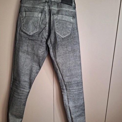 Zara Basic Jeans S 36 silver festive like new straight fit
