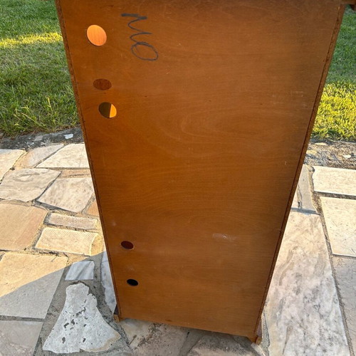 Living room furniture used, wooden with drawer and wheels