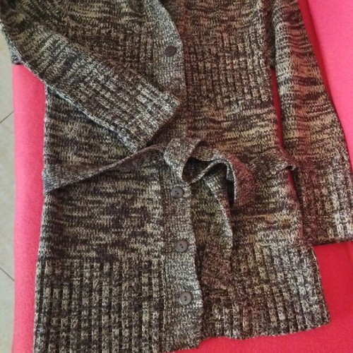 Cardigan size S like new, brown