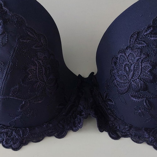Triumph Sexy Angel WHU Push-Up Bra Dark Blue 80C New with Tags