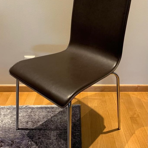 Habitat dining table with 6 chairs, 200x90x72 cm