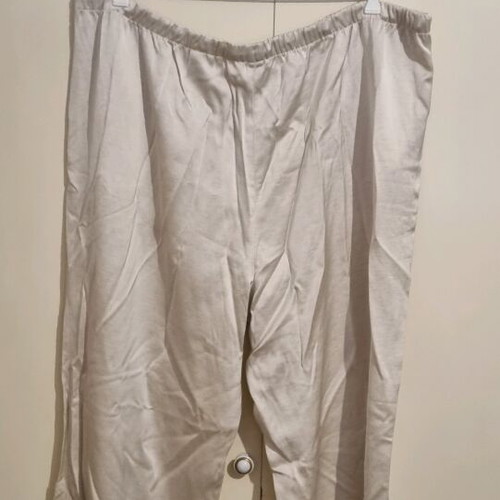 Women's satin pants H&M size XXL like new, beige