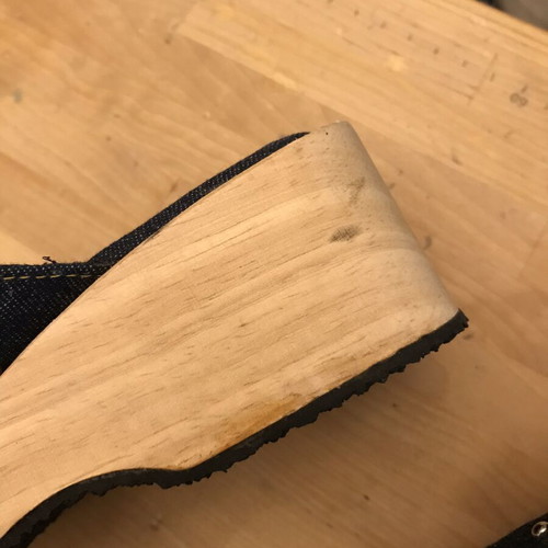 O'Neill platform shoes used, size 37, blue