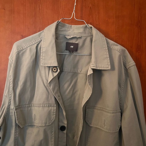 Over shirt H&M like new, gray and beige, size L