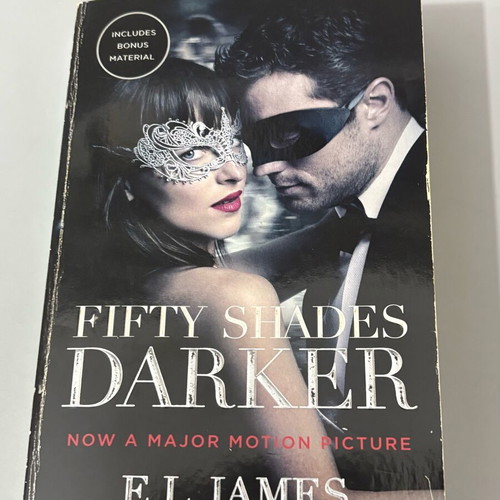 Fifty Shades Darker book used in English by E L James